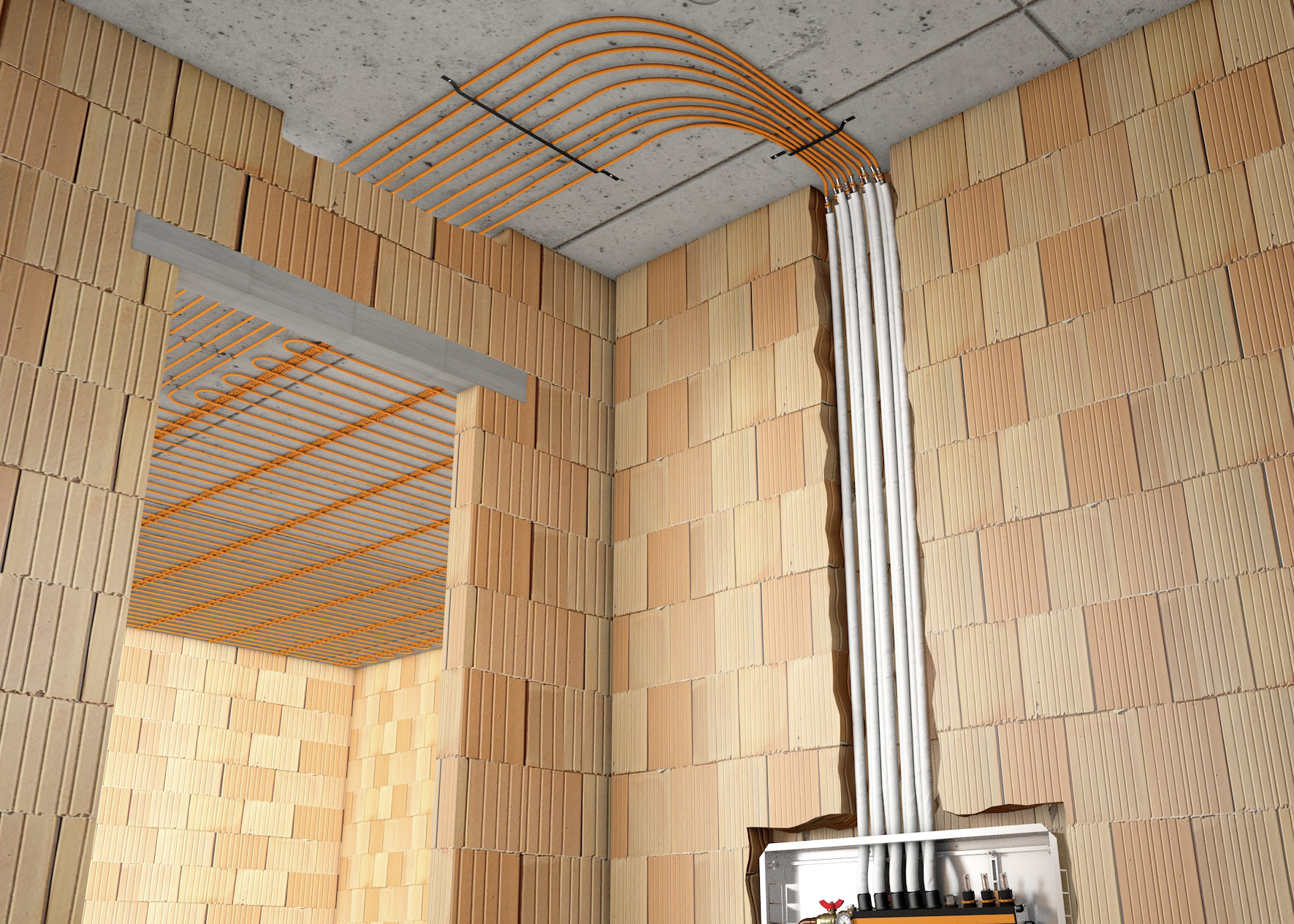 Variotherm ellátóvezetékek